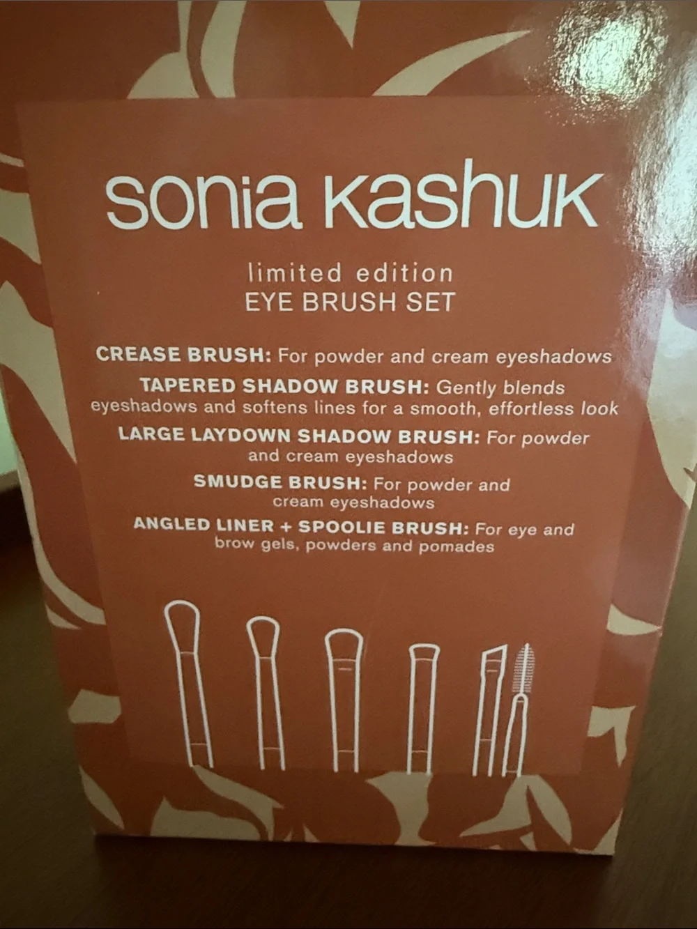 Sonia Kashuk Five-Piece Eye Brush Set - Rosewood and Silver Finish